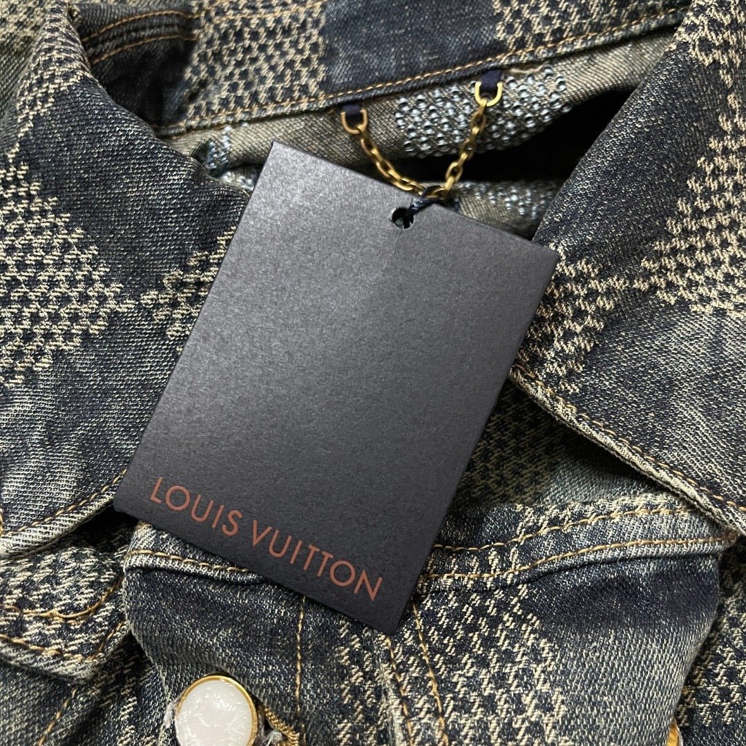 루이비통 다미에 워시드 데님 자켓