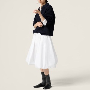 미우미우 캐시미어 니트 폴로 셔츠