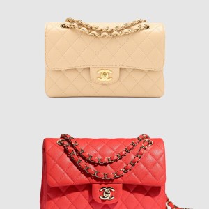 클래식 캐비어 스몰 샴페인골드 A01113