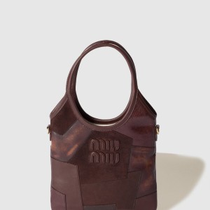 아이비 가죽 핸드백 5BA281