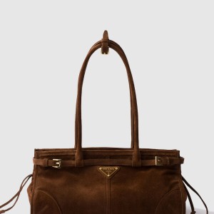 미디엄 스웨이드 핸드백 1BA426