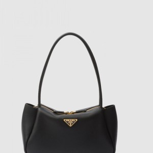 미디엄 가죽 핸드백 1BA444