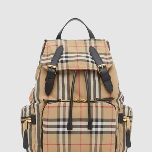 빈티지 체크 럭색 백팩 80327091