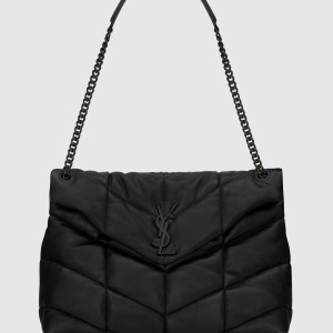 나파 퀼팅 가죽 소재 PUFFER 미디엄 577475