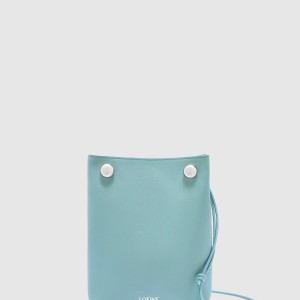 페블 파우치 스무스 카프스킨