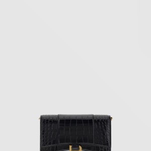 아워글래스 크로커다일 엠보싱 월렛 온 체인 656050